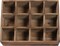 Farmhouse Wooden Storage Crate for Decoration 13 x 10 inches, Rustic Beer Holder Box, Wood Crate Box for Crafts, Beverage Serving Caddy with Carrying Handles